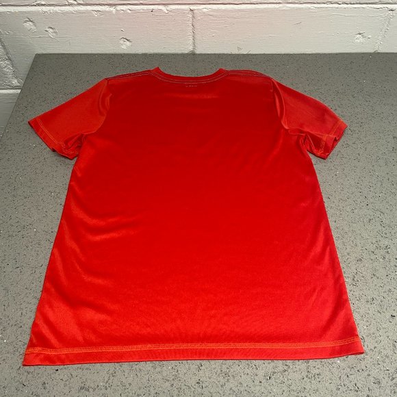 Red Adidas Short Sleeve T-Shirt Size: Kids Medium - Picture 2 of 8